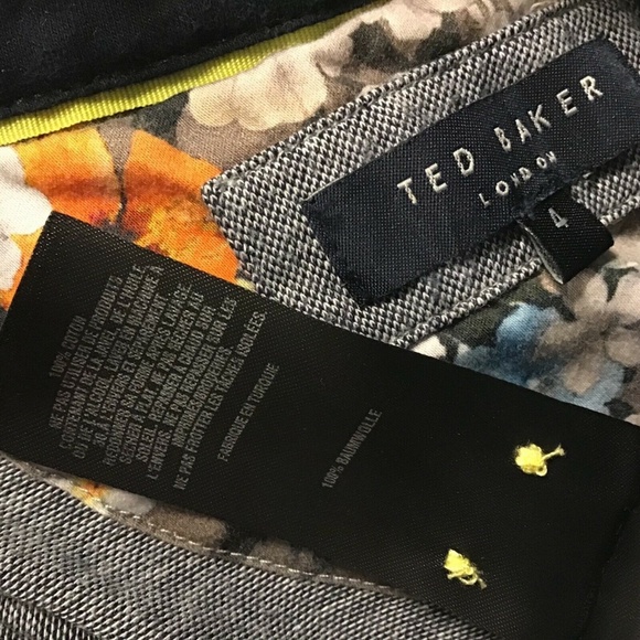 XSOLDX Ted Baker London Contrast Navy Polo 4/Large - Picture 6 of 7